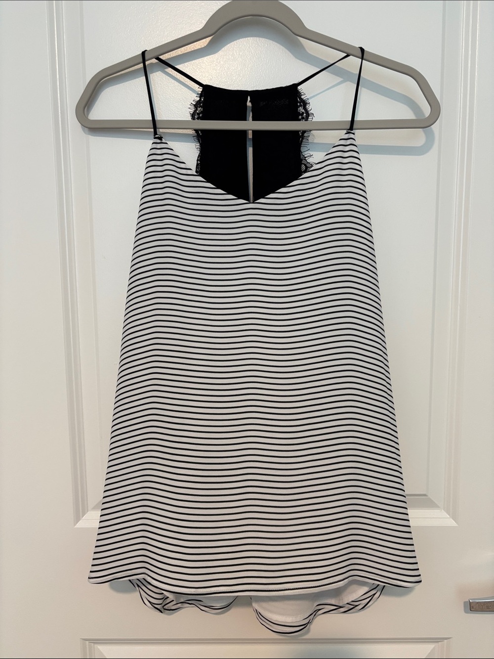 Express Stripe Racerback Top